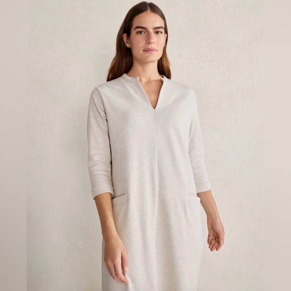 Haven Well Within Polished Lounge Split Neck Dress Womens Size S - Picture 2 of 8